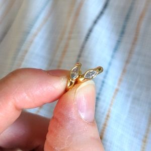 Ana Luisa tiny Hoop/crystal earrings